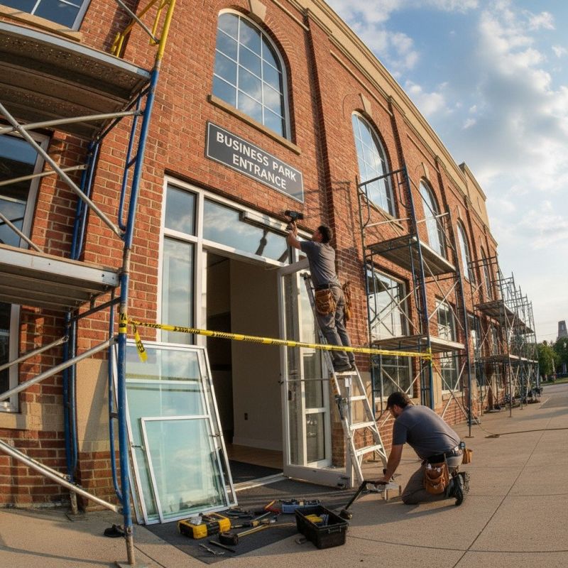 Commercial Door Replacement detail